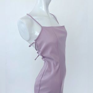 Missguided faux leather midi dress never worn